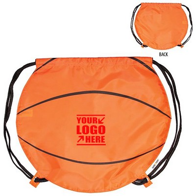 Basketball Drawstring Backpack