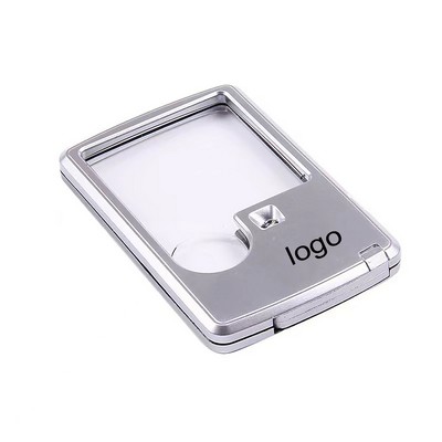 Led Illuminated Card Shaped Magnifier