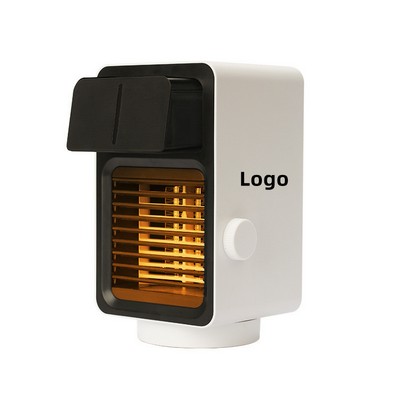 Quiet Humidifier Heater Household Desktop Shaking Head Heating Fan