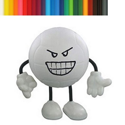 Cool Volleyball Figure Stress Ball