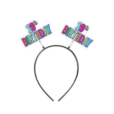 "19th" Birthday Boppers