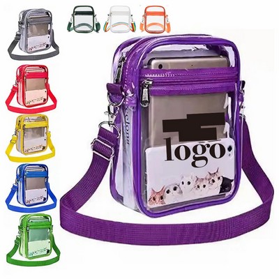 Clear Sling Bag Fanny Pack Chest Crossbody Backpack