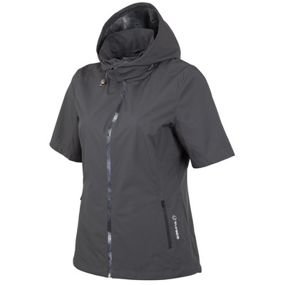 Sunice® Women's "Amber" Wind Hooded Short Sleeve Jacket