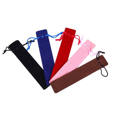 Single Pen Velvet Pouch