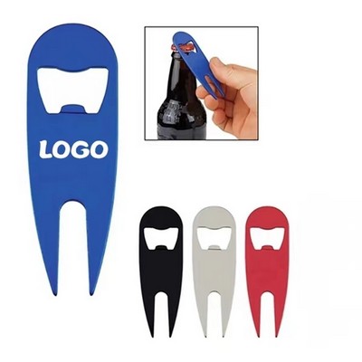 Golf Divot Repair Tool with Bottle Opener