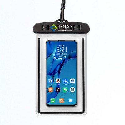 Waterproof Phone Pouch With Lanyard Luminous Phone Dry Bag