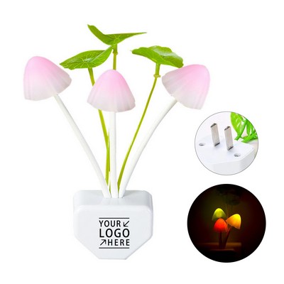 Smart Sensor LED Mushroom Night Light