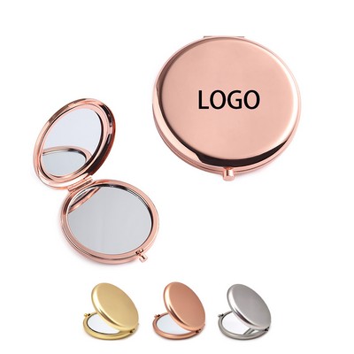 Metal Folding Pocket Makeup Mirror