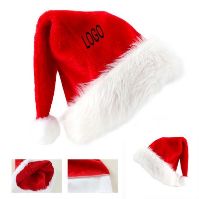 Adult Plush Santa Hats