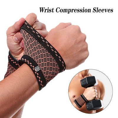 Copper Wrist Compression Brace