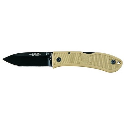 Coyote Brown Dozier Folding Hunter Knife