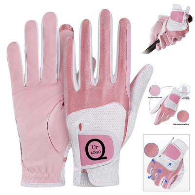 Soft Breathable Golf Gloves For Women