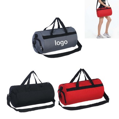 Oxford Sports Gym Bag With Shoe Compartment