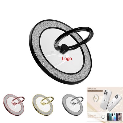 Magnetic Phone Ring Grip for Wireless Charging