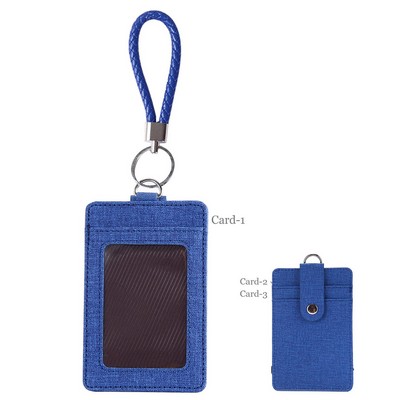 Card Holder With Key Ring