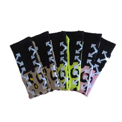 Custom Logo Combed Cotton Socks