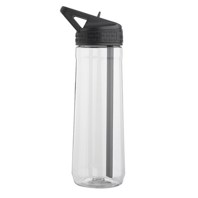 Fitness Plastic Water Bottle with Sip Straw 30 oz