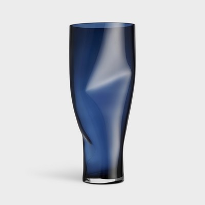 XL Midnight Blue Squeeze Vase