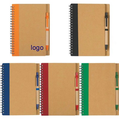 Hardcover Notebook with Pen