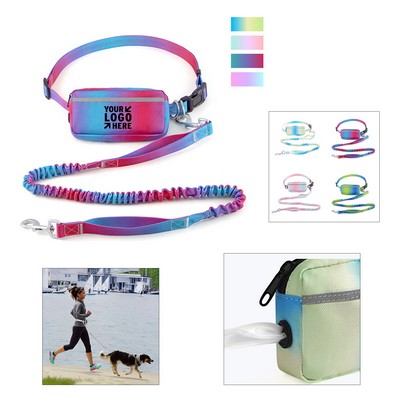 Hands Free Dog Leash with Waist Bag