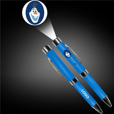 Advertising Flashlight Projector Pen