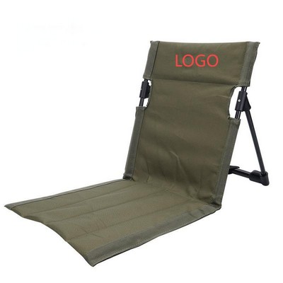 Portable Folding Beach Lounge Chair with Backrest