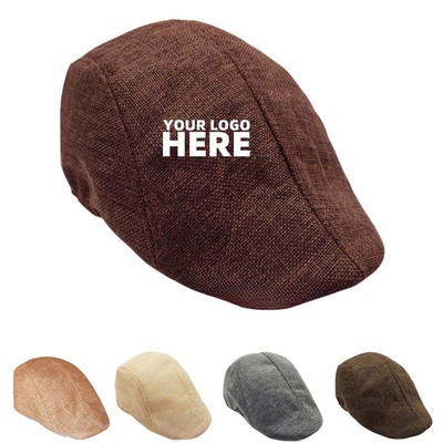 Newsboy Linen Man Beret