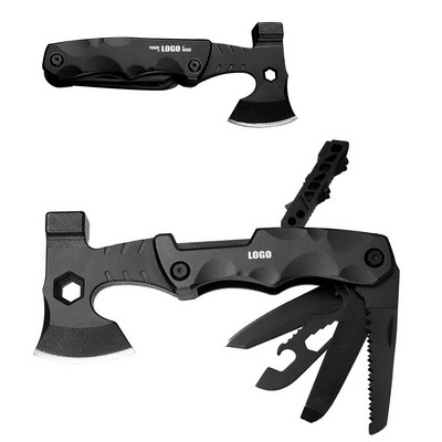 Compact Multi Axe Tool Kit for Travel and Camping