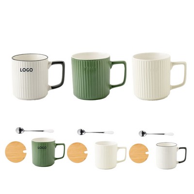 Striped Ceramic Mug