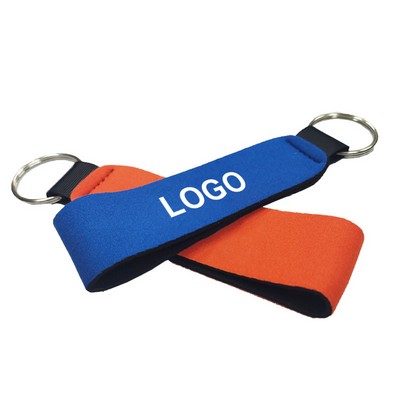 Neoprene Floating Keychain