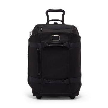 Tumi Alpha Bravo International 2 Wheeled Duffel Backpack Carry On Luggage - Black