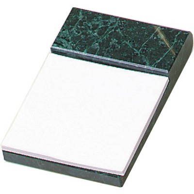 Green Marble Desk Accessories (Note Pad Holder)