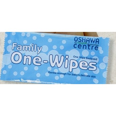 Single Wet Wipe (2 3/4"x5 1/2")