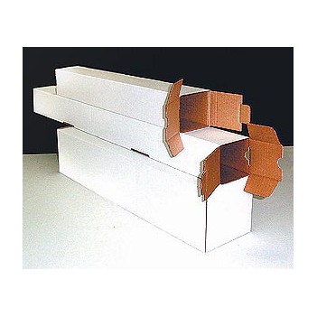 EZ Tuck Square Tube Corrugated Mailer Box (3"x3"x25")