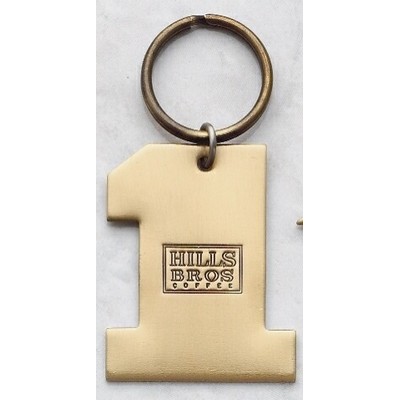 Number 1 Silk Screened Key Tags