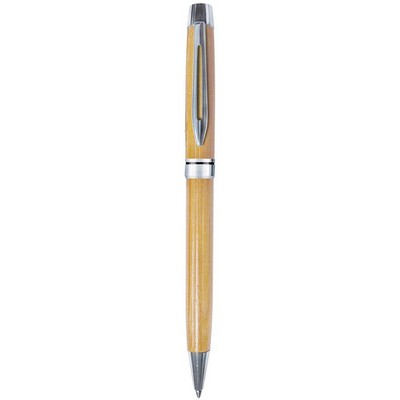 Luna Bamboo Twist Ballpoint Pen