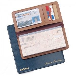 Top Grain Leather Chek-Keeper I Checkbook Cover