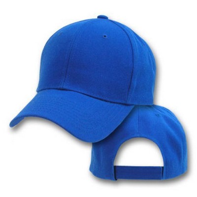 Big Size Royal Blue Structured Adjustable Cap 2XL - 4XL