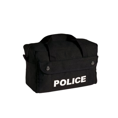 Police Logo Black Tactical Gear Bag