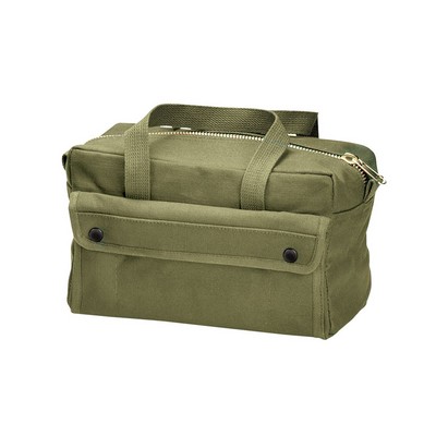 G.I. Type Brass Zipper Olive Drab Mechanics Tool Bag