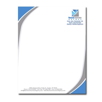 70 Pound Letterhead (8.5"x5.5"/ 2 Sided)