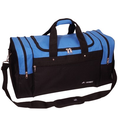 Large Sports 2 Tone Duffel Bag