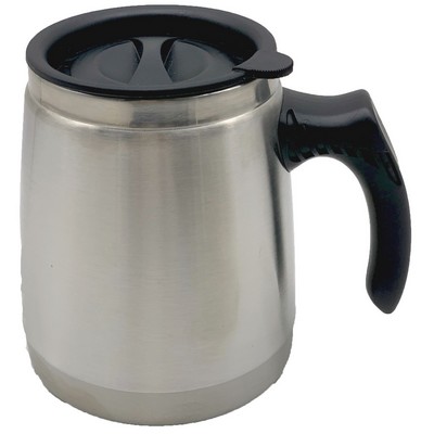 16oz Wide Base Stainless Steel Mug (Screened)