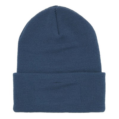 Knit Cap w/ Woven Patch - Blank