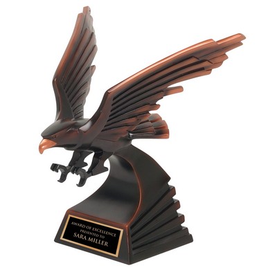 Eagle, Strike - Majestic Resin Eagle Series - 8"