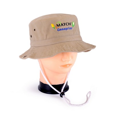 Brushed Cotton Twill Bucket Hat