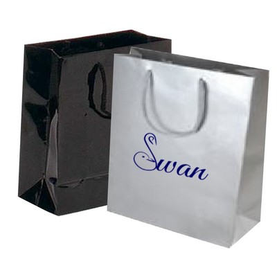 Laminated Gloss Colored Rope Handle Gift Bag (6.5"x3.5"x6.5")