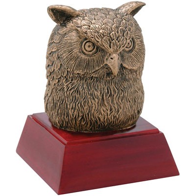 Owl Resin Award - 4" Tall