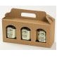 Italian 3 Jar Gift Box Carrier (9 13/16"x3 1/8"x4 11/16")