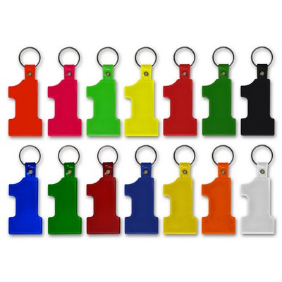 #1 Shaped Key Tag